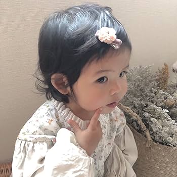 【ぷっくりどんぐり】ベビーヘアクリップ ヘアゴム ぷっくりどんぐり》ベビーヘアクリップ ヘアゴム